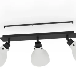 Spottivalaisin 3-os EGLO Matlock 3x40W 74x14,5cm harmaa/musta