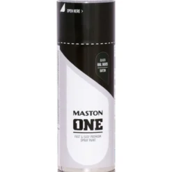 Spraymaali ONE® 400 ml, musta satiini