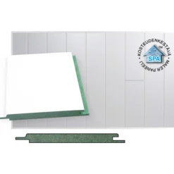 STP-5 ympäripontattu kosteudenkestävä MDF 10X120X2070 5KPL