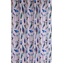 Suihkuverho Nordic Tricot 180 x 200 cm Paratiisilinnut