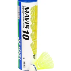 Sulkapallo Yonex Mavis 10, keskinopea, keltainen, 6 kpl/pkt