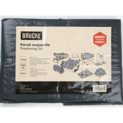 Suojapeite 120 g / m² 3 x 5 m harmaa