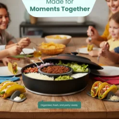 Taco-setti Emerio lämpökulholla