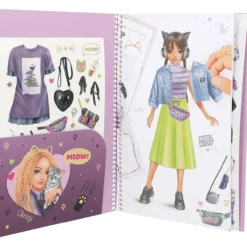 Tarrakirja TOPModel Dress Me Up Rebel Kitty iso
