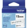 Tarrarulla Brother 12 mm BTAG131 musta/kirkas