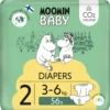 Teippivaippa 56 kpl Muumi Baby Newborn 2, 3-6 kg