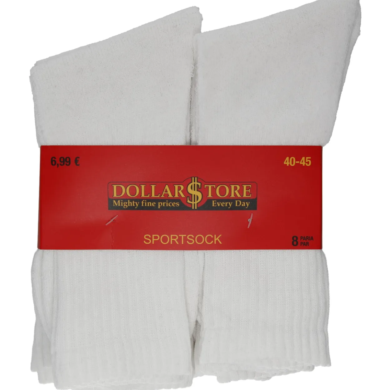 Tennissukat Dollarstore Unisex 8 pr/pkt