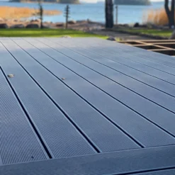 Terassilauta Cent 25 x 146 x 3900 mm 3D Ulkokalla puukomposiitti, harmaa
