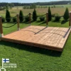 Terassin köysikaide Patio Terassit, 2 m, musta