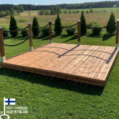 Terassin köysikaide Patio Terassit, 2 m, musta