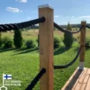 Terassin köysikaide Patio Terassit, 5 m, musta