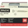 Terassiruuvi Brücke 4,2 x 55 mm, Ruspert, vihreä, 250 kpl