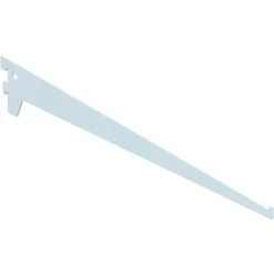 Teräshyllynkannatin ES32 300 mm, valkoinen