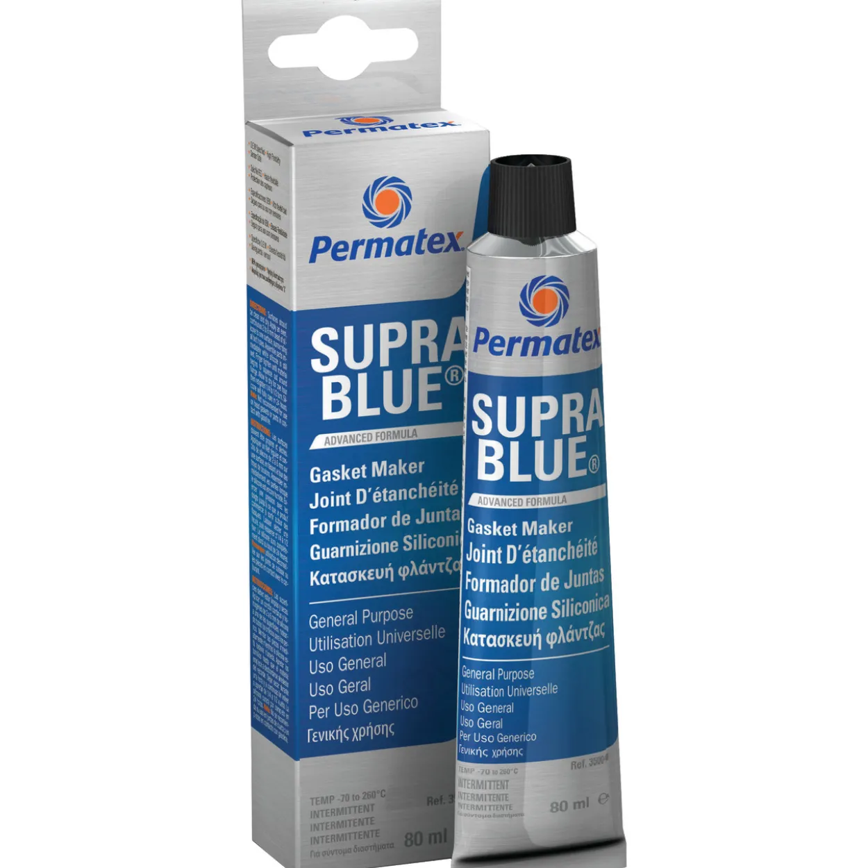 Tiivistesilikoni Supra Blue 80 ml
