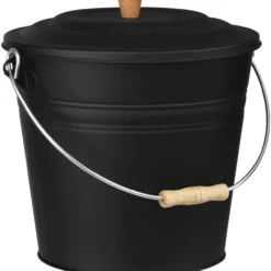 Tuhkaämpäri 12 l musta