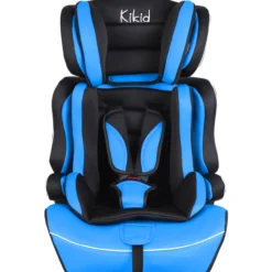 Turvaistuin Kikid Basic 76-150 cm R129, musta/sininen