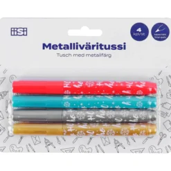 Tussi Iisi 4 kpl metallivärit