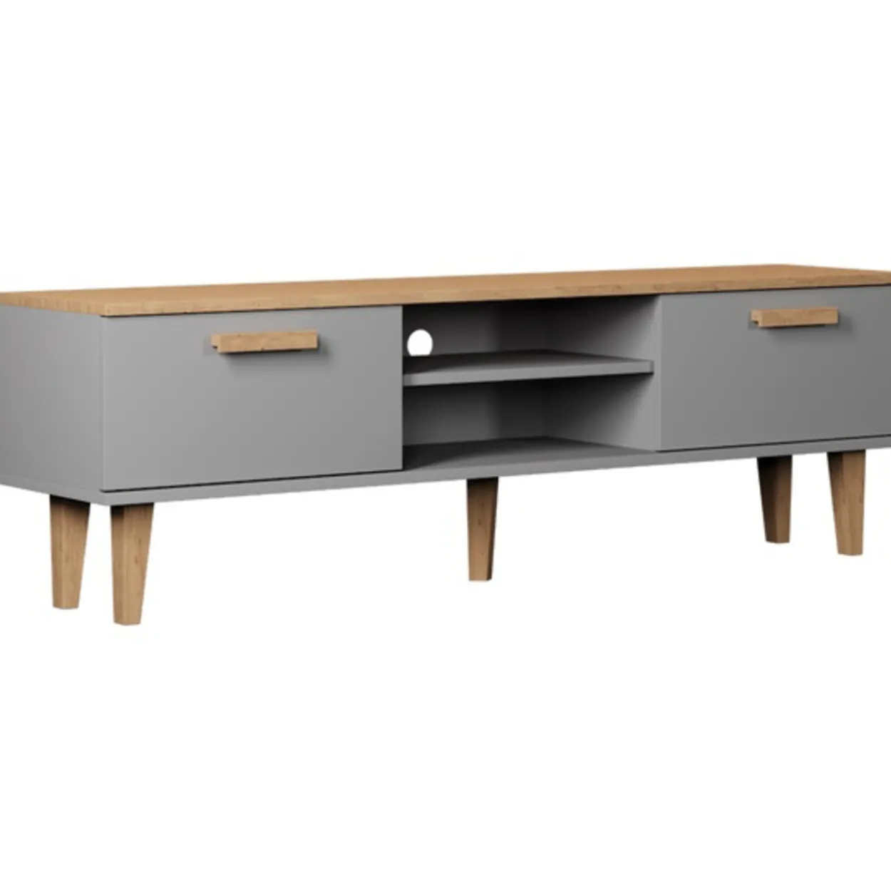 TV-taso Kocot 160 cm Denver harmaa/beige