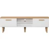 TV-taso Kocot 160 cm Denver valkoinen/beige