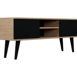 TV-taso Kocot 120 cm Toronto musta/beige