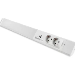 Työpistevalaisin Led Energie USB-porteilla 60cm 18W 1750lm 4000K
