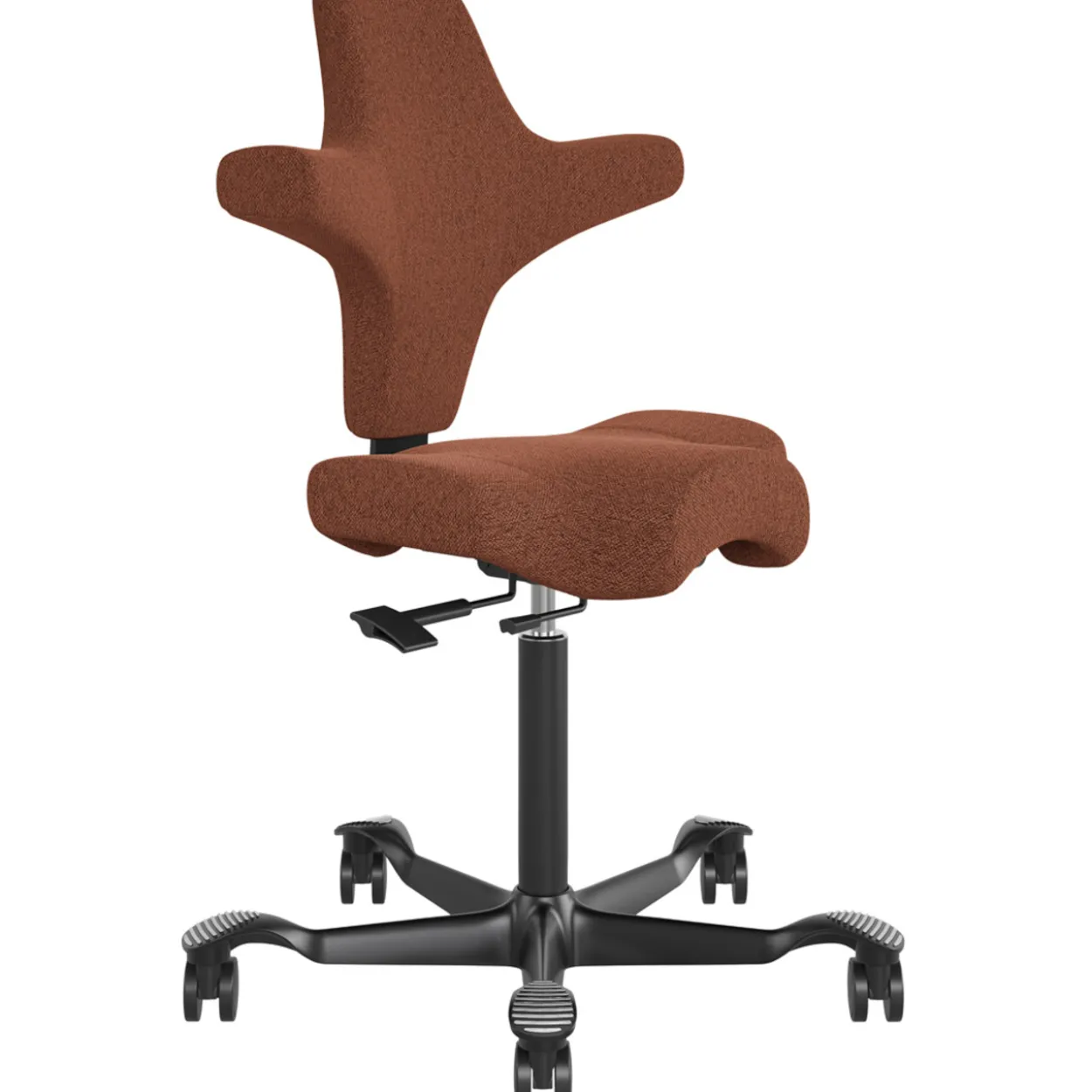 Työtuoli Lykke Comfort ergonominen oranssi