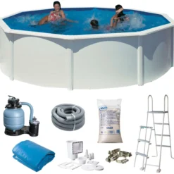 Uima-allas Gre by Swim & Fun Ø460 x 120 cm pyöreä, valkoinen