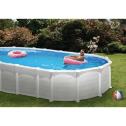 Uima-allas Gre by Swim & Fun 610 x 375 x 132 cm ovaali, valkoinen