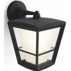Ulkoseinävalaisin Philips Hue Econic White and Color Ambiance, musta