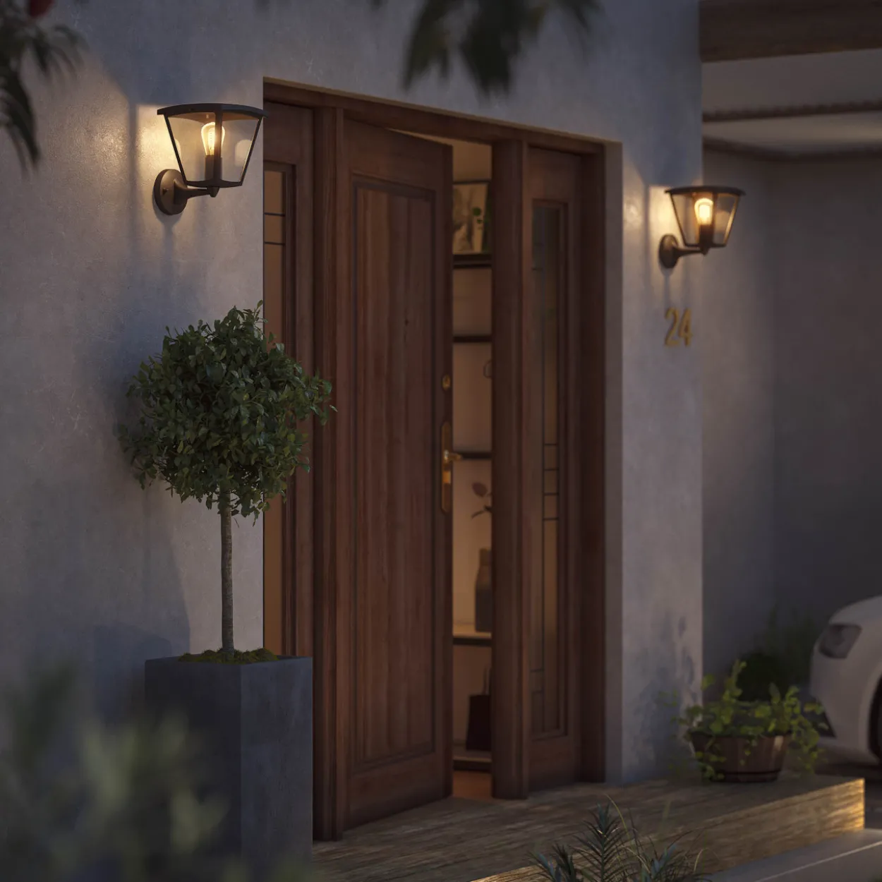Ulkoseinävalaisin Philips Hue Inara