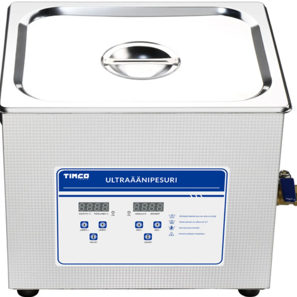 Ultraäänipesuri Timco 15 l INOX