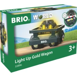 Valaistu kultavaunu Brio 33896