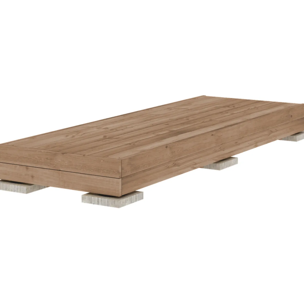 Valmisterassi Patio Terassit Classic 1x4 kestopuu