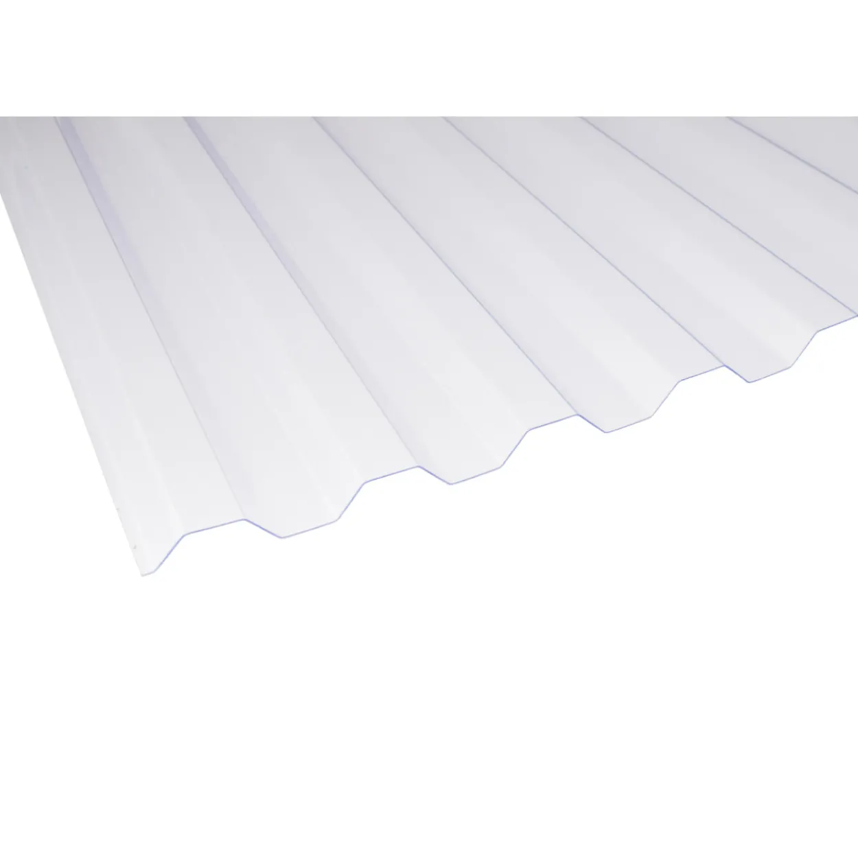 Valokate Keraplast PVC trapetsilevy 1,0 mm s.kirkas 1040 x 4000 mm