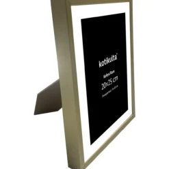 Valokuvakehys Kotikulta 20 x 25 cm alumiinia kulta