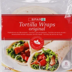 Vehnätortilla SPAR 8 kpl 320 g Tortilla Wraps Medium