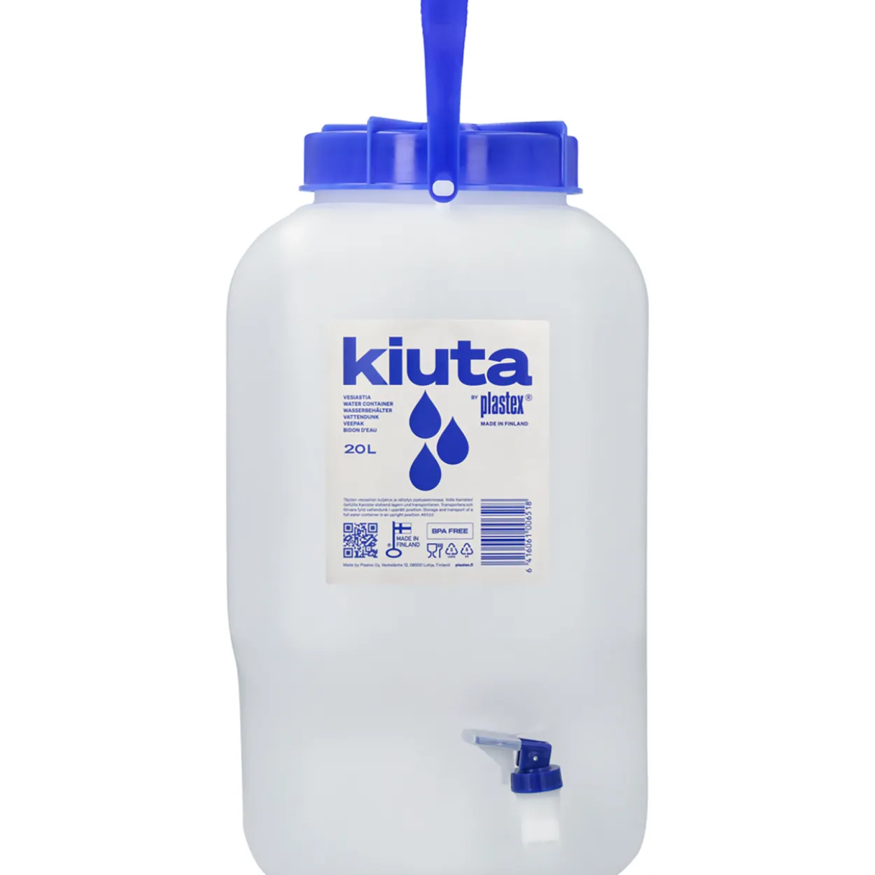 Vesiastia Plastex Kiuta 20 l avosuu/kääntöhana