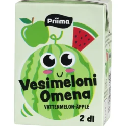 Vesimeloni-omenajuoma Priima 2 dl