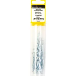 Vetoniitti alumiini/teräs valkoinen kupukanta 3,2 x 8 mm, 50 kpl