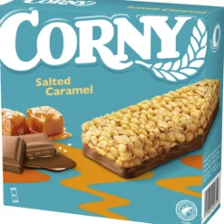 Välipalapatukka Corny 6 x 23 g Salted Caramel