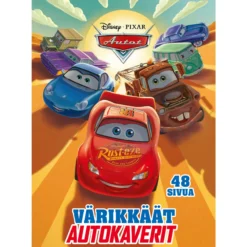Värityskirja Autot värikkäät autokaverit