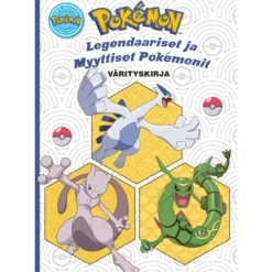 Värityskirja Pokemonit legendaariset ja myyttiset