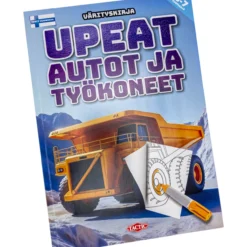 Värityskirja Tactic Upeat autot ja työkoneet