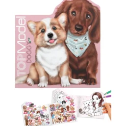 Värityskirja TOPModel Kitty & Doggy, koira