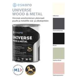 Yleismaali Eskaro Universe Wood & Metal 0,9 l vaaleanpunainen