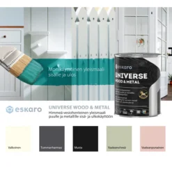 Yleismaali Eskaro Universe Wood & Metal 0,9 l vaaleanpunainen