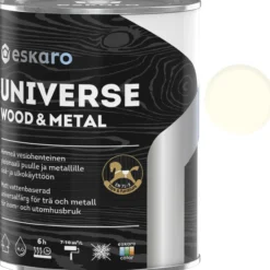Yleismaali Eskaro Universe Wood & Metal 0,9 l valkoinen